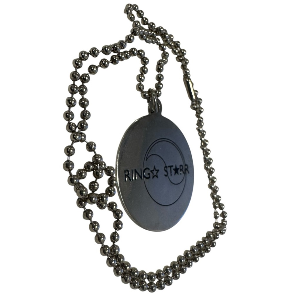 Rare Silver Ringo Starr Pendant Necklace